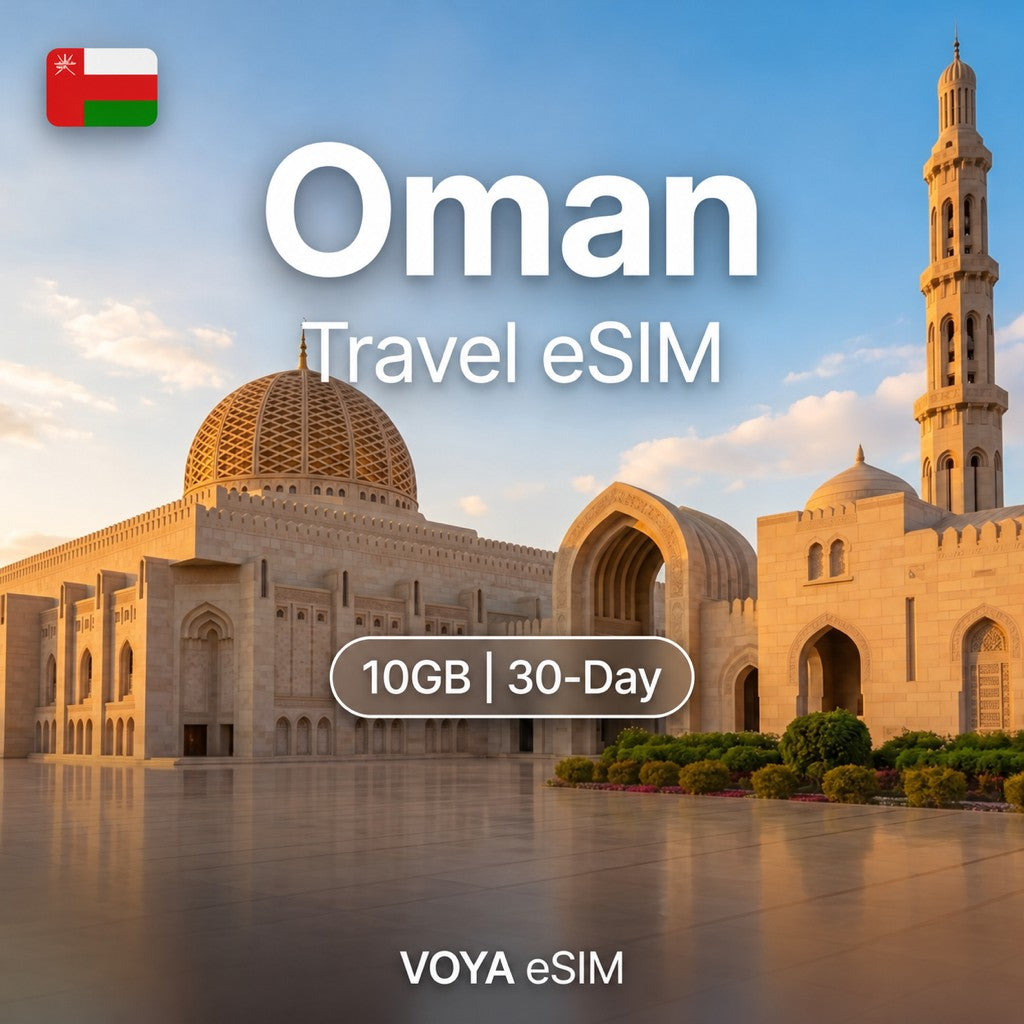 Oman eSIM 10GB/30Days Data Plan | Instant Activation – VOYA eSIM