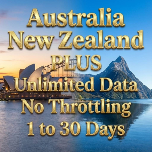 Australia & New Zealand Unlimited eSIM