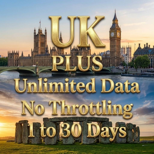 UK Unlimited eSIM Three UK