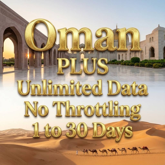 Oman Unlimited eSIM Omantel Network