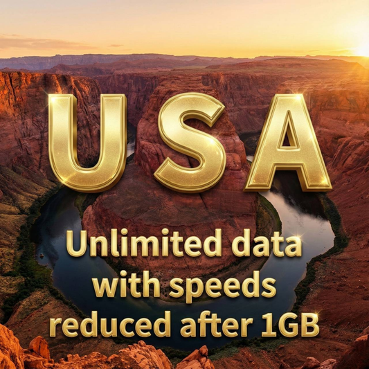 USA MAX Daily 5GB Daily High Speed|1GB cap, then throttled