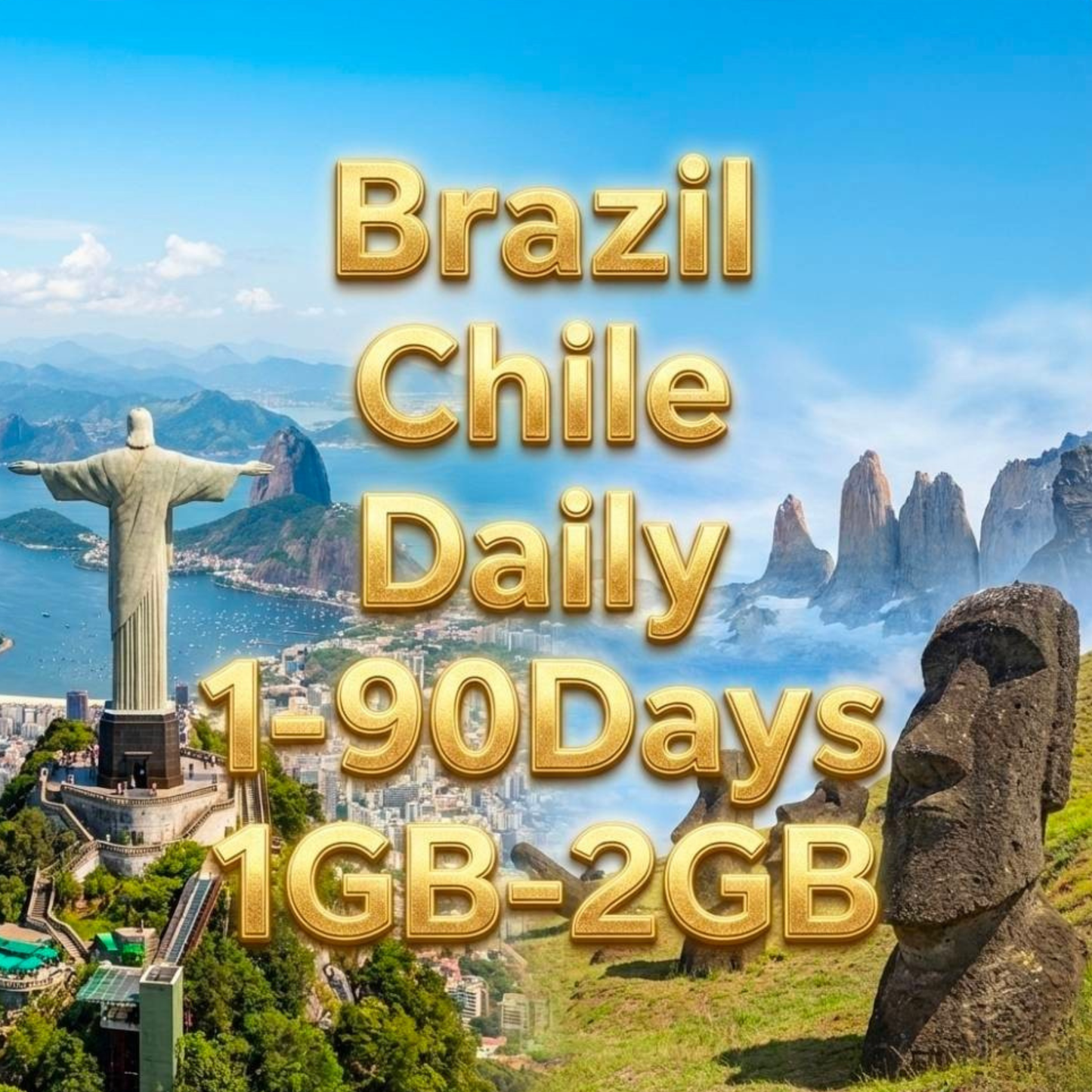 Brazil & Chile eSIM Daily Unlimited Data Plan | movistar