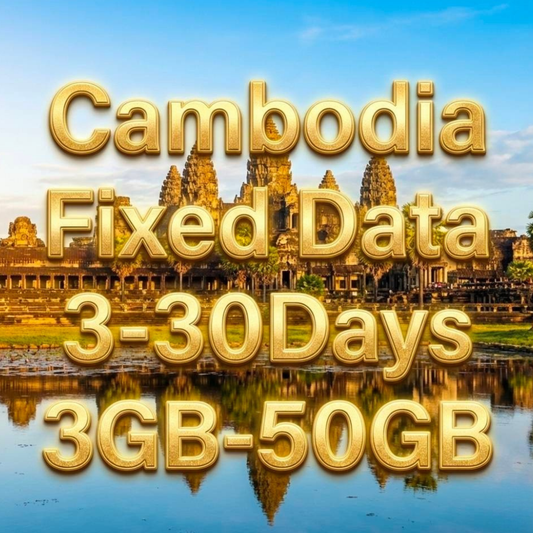 Cambodia eSIM 10GB/30Days Data Plan | Instant Activation
