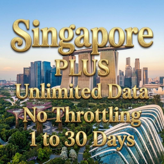 Singapore Unlimited eSIM Singtel & StarHub