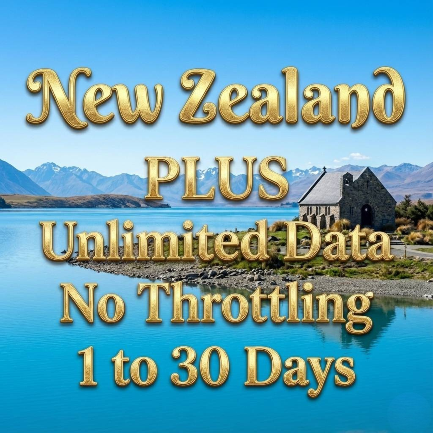 New Zealand Unlimited eSIM Spark & Vodafone