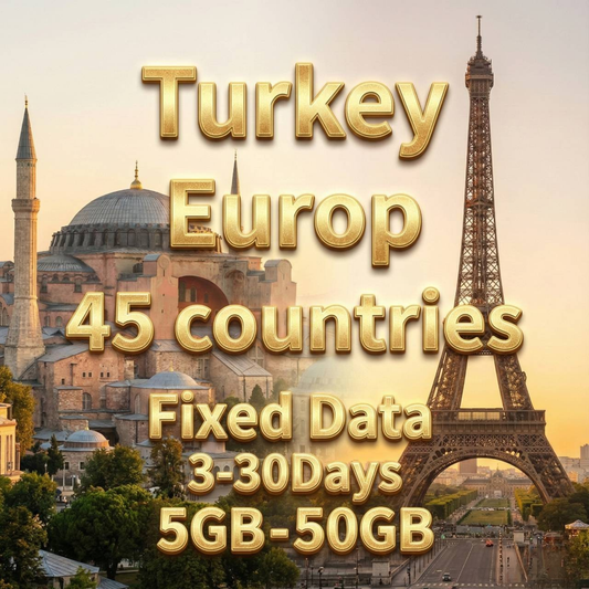 Europe 45 countries & Turkey Fixed Data Plan
