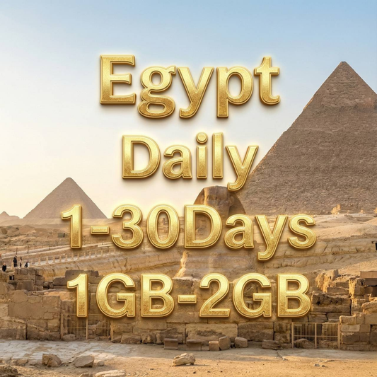 Egypt Daily eSIM Etisalat Telecom 1 30Days