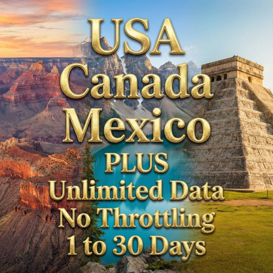USA, Canada & Mexico Unlimited eSIM