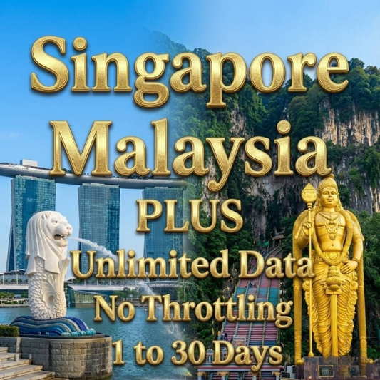 Singapore & Malaysia Unlimited eSIM