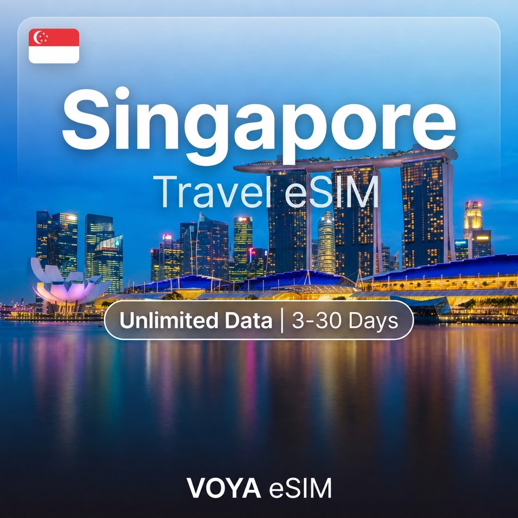 Singapore eSIM - Unlimited Data / 3~30 Days – VOYA eSIM