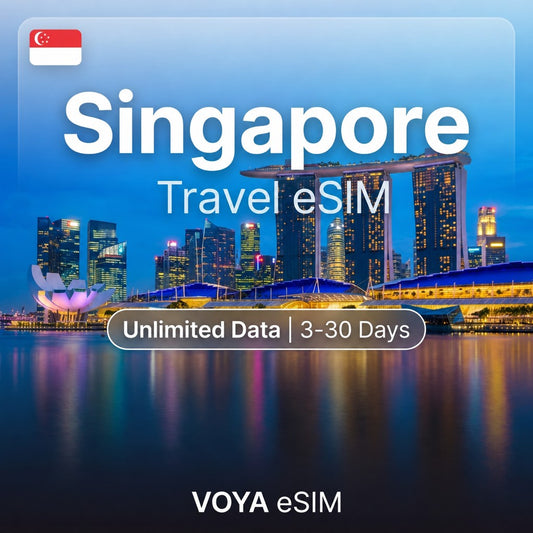 Singapore eSIM - Unlimited Data / 3~30 Days – VOYA eSIM