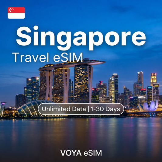 Singapore eSIM - Standard | Unlimited Data / 1~30 Days – VOYA eSIM