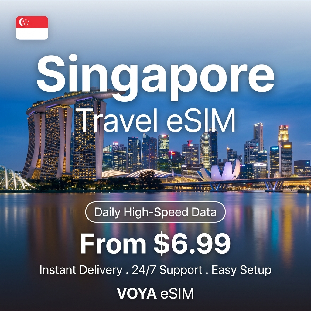 Singapore Travel eSIM - VOYA eSIM