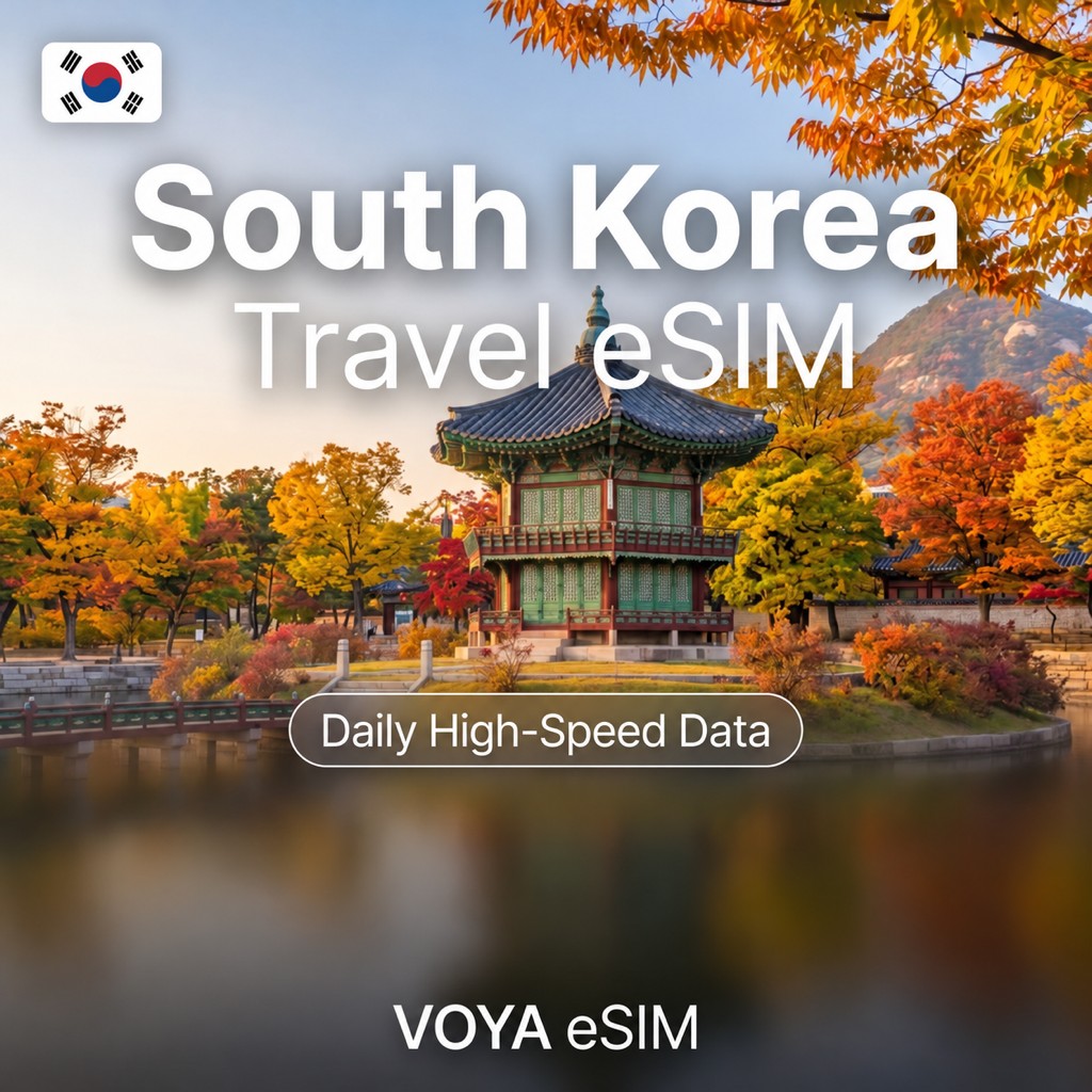 South Korea eSIM - 5GB~50GB Daily / 3~30 Days – VOYA eSIM