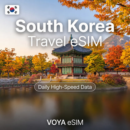 South Korea eSIM - 5GB~50GB Daily / 3~30 Days – VOYA eSIM