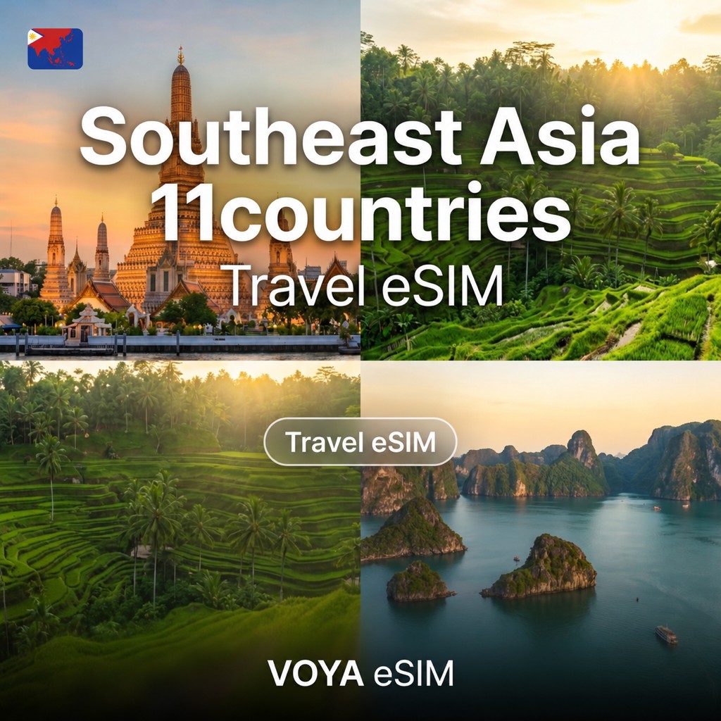 Southeast Asia 11countries Fixed Data Plan – VOYA eSIM