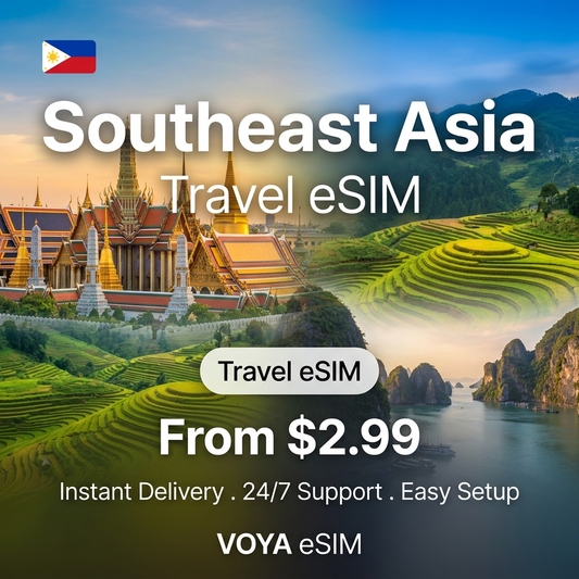 Southeast Asia Travel eSIM - VOYA eSIM