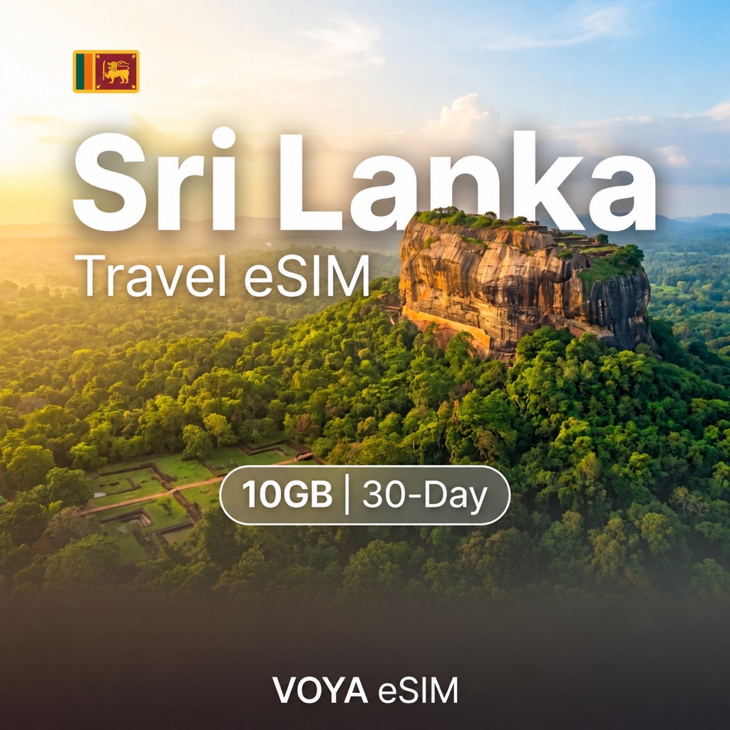 Sri Lanka eSIM 10GB/30Days Data Plan | Instant Activation – VOYA eSIM