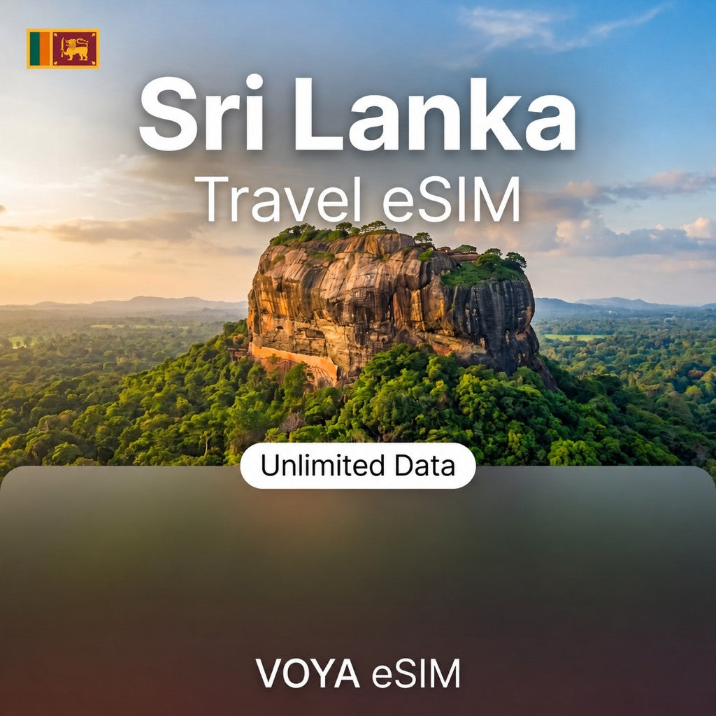 Sri Lanka eSIM Daily Unlimited Data Plan | Instant – VOYA eSIM