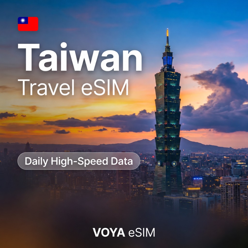 Taiwan eSIM - 3GB~50GB Daily / 3~30 Days – VOYA eSIM