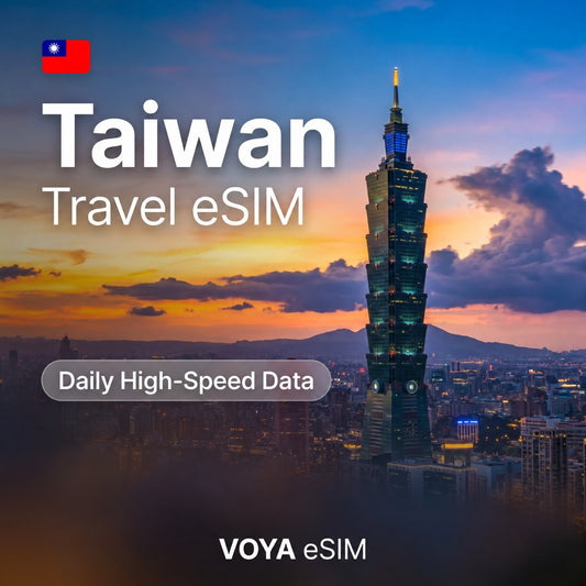 Taiwan eSIM - 3GB~50GB Daily / 3~30 Days – VOYA eSIM