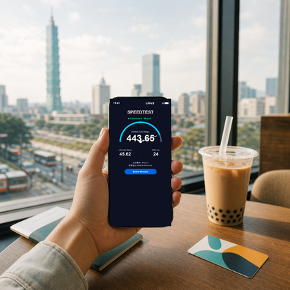 VOYA eSIM speed test - taiwan-unlimited-esim VOYA-UGC-POS2