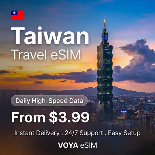 Taiwan Travel eSIM - VOYA eSIM