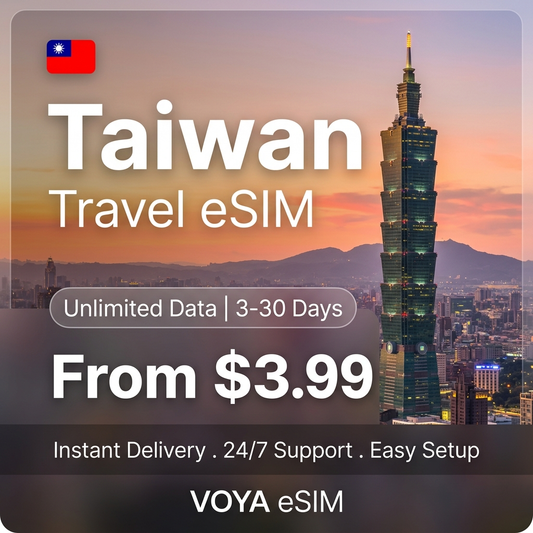 Taiwan Travel eSIM - VOYA eSIM