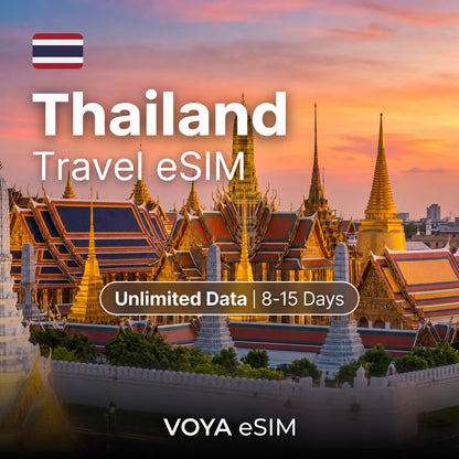 Thailand eSIM 5G Ultra | Unlimited Data | TrueMove | 8-15 Days – VOYA eSIM