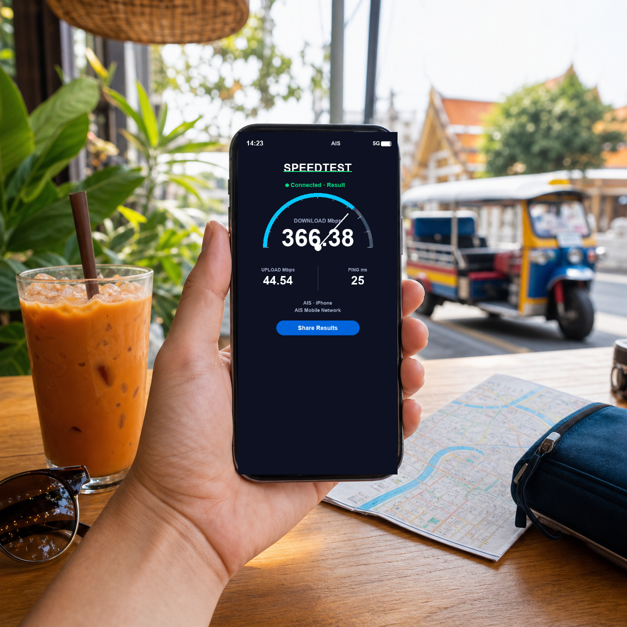 VOYA eSIM speed test - thailand-esim-5gb-unlimited-data VOYA-UGC-POS2