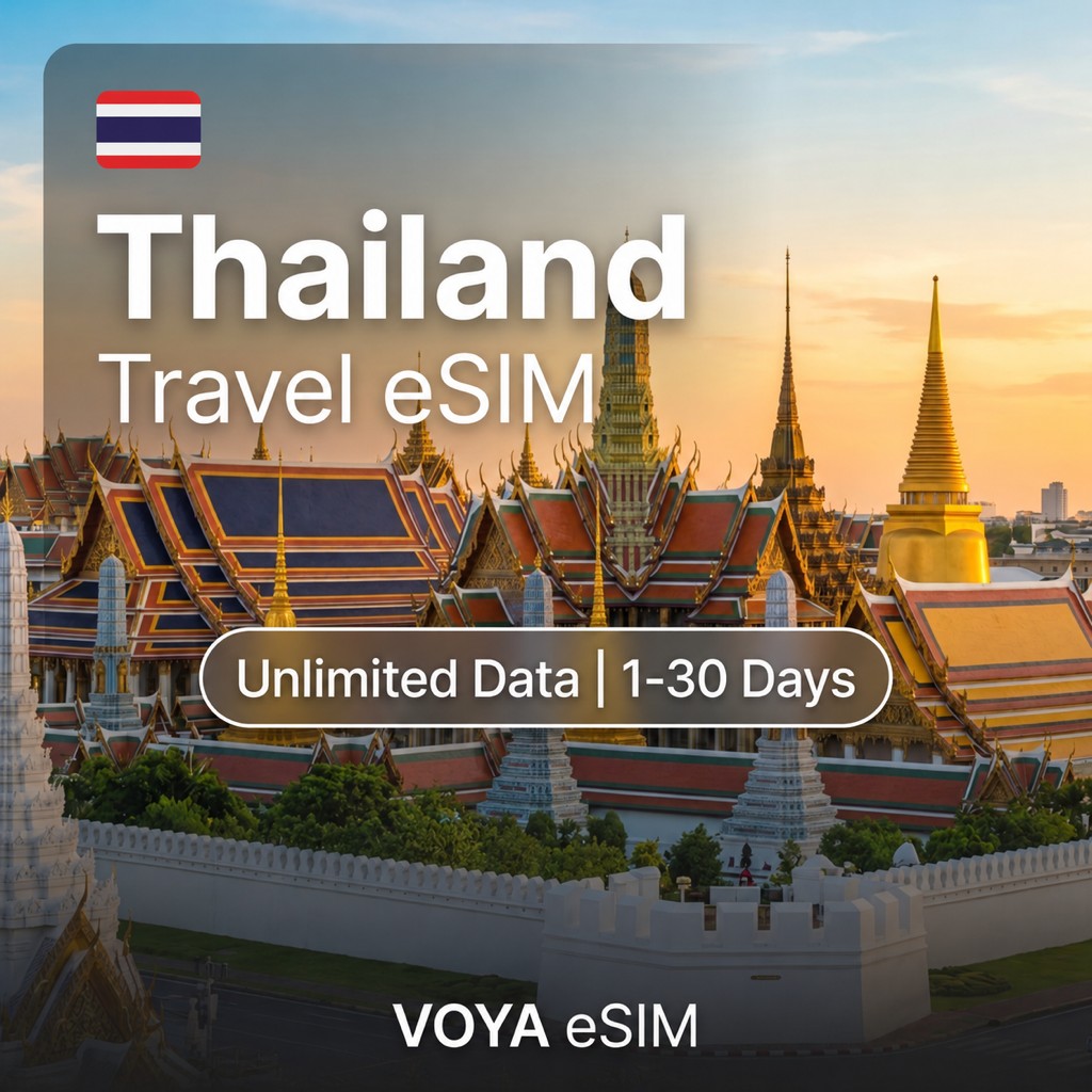 Thailand eSIM - Unlimited Data / 1~30 Days – VOYA eSIM
