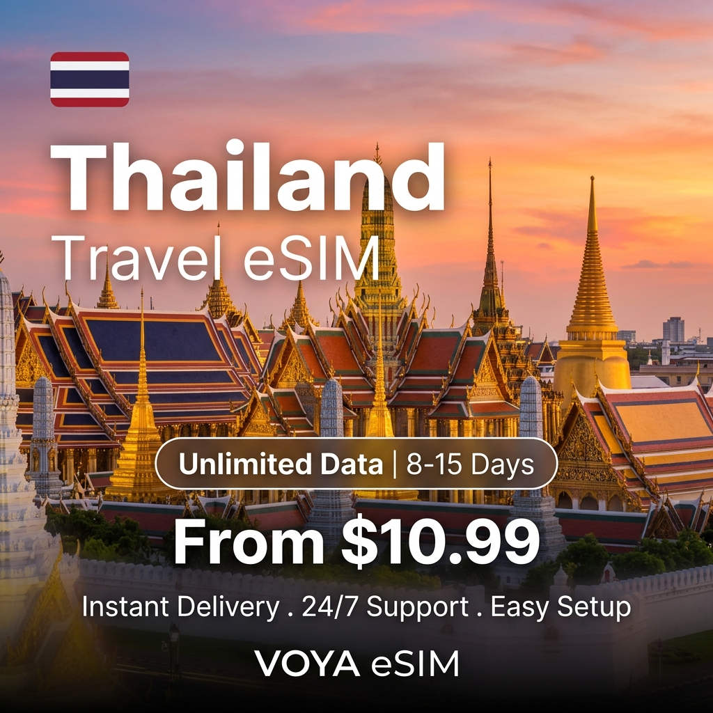 Thailand Travel eSIM - VOYA eSIM