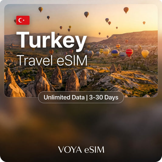 Turkey eSIM - Unlimited Data / 3~30 Days – VOYA eSIM