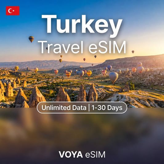 Turkey eSIM - Unlimited Data / 1~30 Days – VOYA eSIM