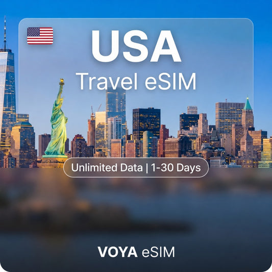 USA eSIM - Daily 1GB | Unlimited Data / 1~30 Days – VOYA eSIM