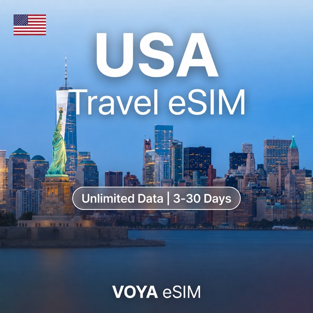 USA eSIM - Fixed Data | Unlimited Data / 3~30 Days – VOYA eSIM