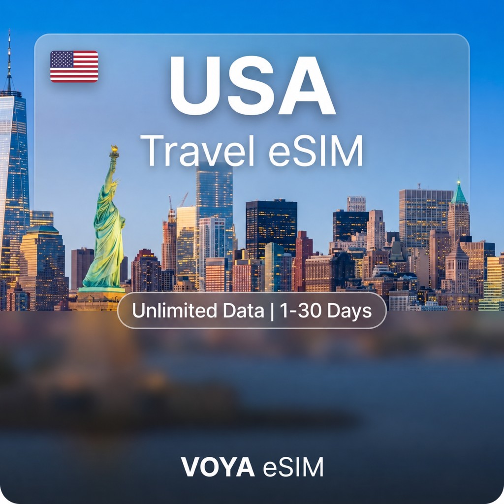 USA eSIM - Standard | Unlimited Data / 1~30 Days – VOYA eSIM