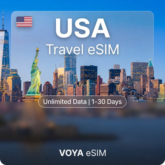 USA eSIM - Standard | Unlimited Data / 1~30 Days – VOYA eSIM