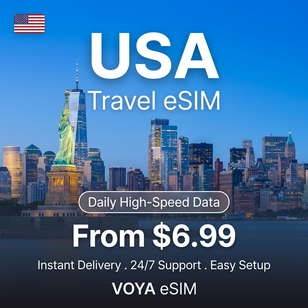 USA Travel eSIM - VOYA eSIM