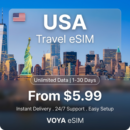 USA Travel eSIM - VOYA eSIM