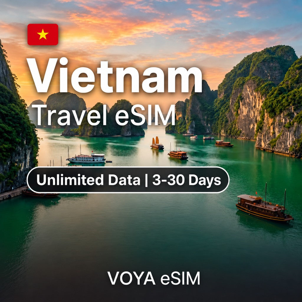 Vietnam eSIM - Unlimited Data / 3~30 Days – VOYA eSIM